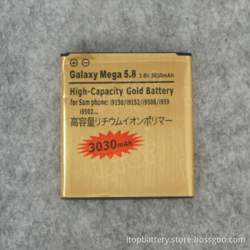 For Samsung Mega 5.8 i9150 i9152 mobile battery,3.7V 3030mAh,18 months warranty